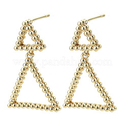 Brass Dangle Stud Earring&nbsp;KK-N232-106G-NF