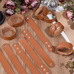 12Pcs PVC & Iron Cord Bracelets&nbsp;AJEW-CL0002-49B