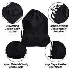 Nylon Shoes Storage Drawstring Bags&nbsp;ABAG-WH0038-40