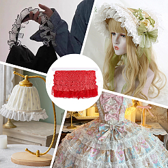 20M Polka Dot Polyester Ribbons&nbsp;SRIB-BC0001-52A