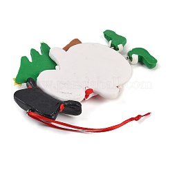Christmas PVC Pendant Decorations&nbsp;HJEW-S003-03E