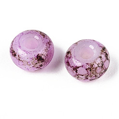 3/0 Baking Paint Glass Beads&nbsp;GLAA-G118-02F