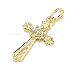 Brass with Crystal Rhinestone Pendants&nbsp;RB-CBA6830-03G-01