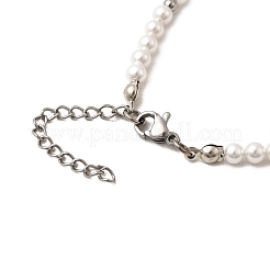 304 Stainless Steel Cross Charm Bracelets&nbsp;BJEW-JB12298
