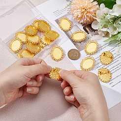 20Pcs Alloy Brooch Findings&nbsp;FIND-PH0028-99G