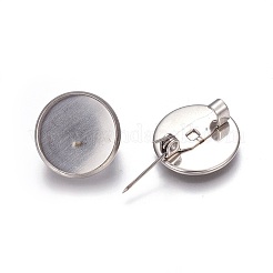 Tarnish Resistant 304 Stainless Steel Brooch Findings&nbsp;LS-STAS-P227-40P