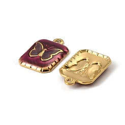 304 Stainless Steel Enamel Pendants&nbsp;STAS-I371-14G-01