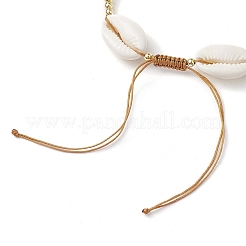 Summer Beach Shell Braided Bead Adjustable Bracelets for Women Men&nbsp;BJEW-JB10375