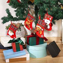 8Pcs Cloth Christmas Stockings Sets&nbsp;JX065A