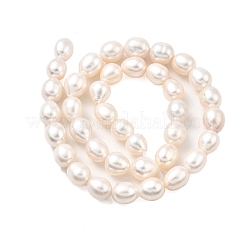 Natural Cultured Freshwater Pearl Beads Strands&nbsp;PEAR-I007-01F-08