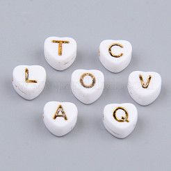 Electroplate Opaque Acrylic Beads&nbsp;X-MACR-S273-38