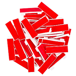 Rectangle Plastic Adhesive Back Bar Pins with Iron Pins&nbsp;JEWB-CP0001-38B