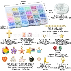 DIY Glass Seed Beads Bracelet Making Kits&nbsp;DIY-FS0007-18