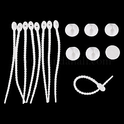 20Pcs PVC Plastic Cable Cord Organizer&nbsp;AJEW-TA0002-51B