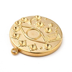 Ion Plating(IP) 304 Stainless Steel Pendant Rhinestone Settings&nbsp;STAS-P312-16G