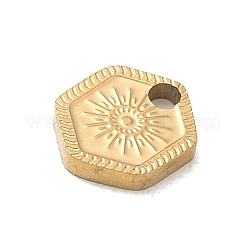 304 Stainless Steel Charms&nbsp;SA-CBA2714-01B-G