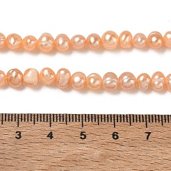 Natural Cultured Freshwater Pearl Beads Strands&nbsp;PA-CBAC463-04
