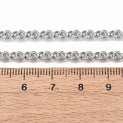 3.8MM 304 Stainless Steel Twisted Chain Necklaces&nbsp;NJEW-P346-02P