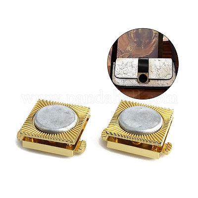 Alloy Magnetic Handbag Locks&nbsp;PW-WG56403-01-1