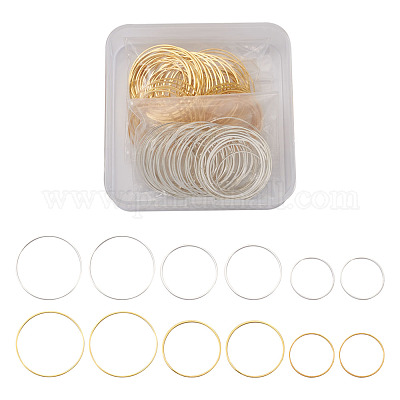 Brass Linking Rings&nbsp;KK-YS0001-03-1