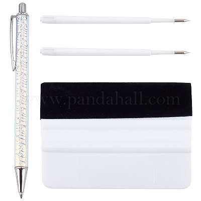 Plastic Creative Teardrop Pattern Ball Pens&nbsp;AJEW-GF0004-63C-1