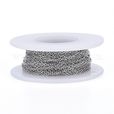 Tarnish Resistant 304 Stainless Steel Cable Chains&nbsp;CHS-F007-01P-A-1