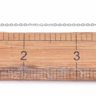 Tarnish Resistant 304 Stainless Steel Cable Chains&nbsp;CHS-F007-01P-A-1