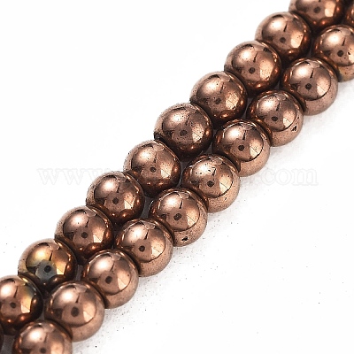 Synthetic Magnetic Hematite Beads Strands&nbsp;G-P545-K01-01D-1