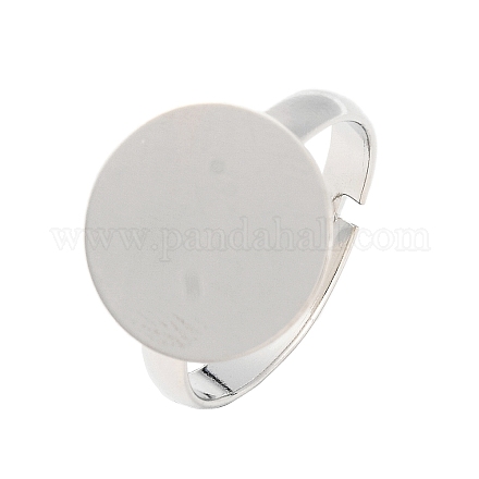 Brass Pad Ring Bases KK-EC022-14mm-N-NR-1