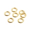 CCB Plastic Linking Rings, Ring, Golden, 11x2mm, Inner Diameter: 7mm