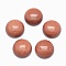Synthetic Goldstone Cabochons, Flat Round, 16x6mm
