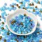 Glass Beads, Faceted, Rondelle, Pale Turquoise, 6x5mm, Hole: 1mm, about 2360pcs/500g