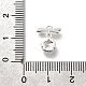 Brass Cubic Zirconia Charms&nbsp;KK-K378-49S-3