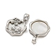 Brass Pave Shell Pendants&nbsp;KK-G490-37P-2