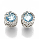 Alloy Rhinestone Beads&nbsp;PALLOY-T048-13P-03-1