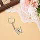 Alloy Keychains&nbsp;KEYC-TADJ0001-11W-4