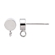 Brass Stud Earring Findings&nbsp;KK-T038-293P-3