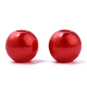 Spray Painted ABS Plastic Imitation Pearl Beads&nbsp;OACR-T015-05A-13-2