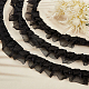 Satin Chiffon Double Ruffled Lace Trim&nbsp;OCOR-WH0047-32A-4