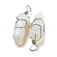 Opalite Double Terminal Pointed Pendants&nbsp;G-H308-05P-05