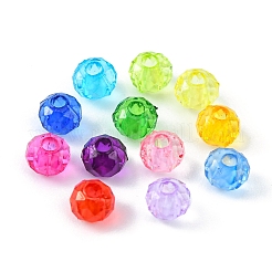 2016Pcs 12 Colors Transparent Acrylic Beads&nbsp;TACR-YW0001-61