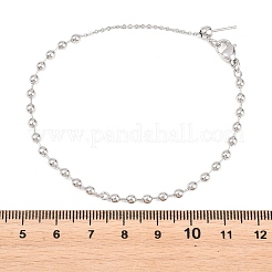 3MM Brass Ball Chain Bracelet Making&nbsp;KK-D238-03P-02