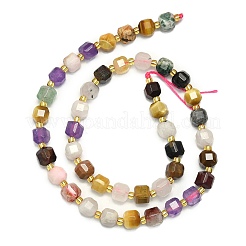 Natural Mixed Gemstone Beads Strands&nbsp;G-I376-D23-01