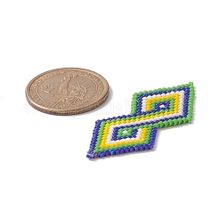 Handmade Loom Pattern MIYUKI Seed Beads&nbsp;PALLOY-MZ00085