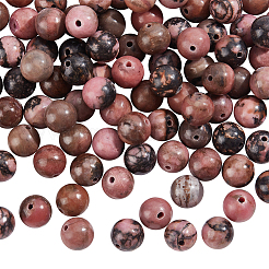 2 Strands Natural Rhodonite Beads Strands&nbsp;G-NB0004-83B