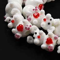 Handmade Lampwork Beads Strands&nbsp;LAMP-L079-02B