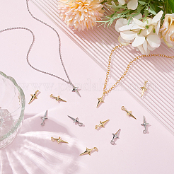 20Pcs 2 Colors Brass Pendants&nbsp;KK-ME0001-90