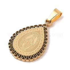 PVD Vacuum Plating 304 Stainless Steel Pendants&nbsp;STAS-M068-03G