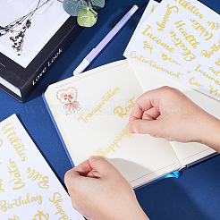 PVC Self Adhesive Decorative Stickers&nbsp;DIY-WH0308-368B