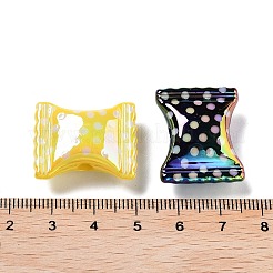 UV Plating Iridescent Acrylic Beads&nbsp;X-MACR-D032-12